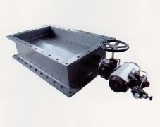 单轴气动挡板门